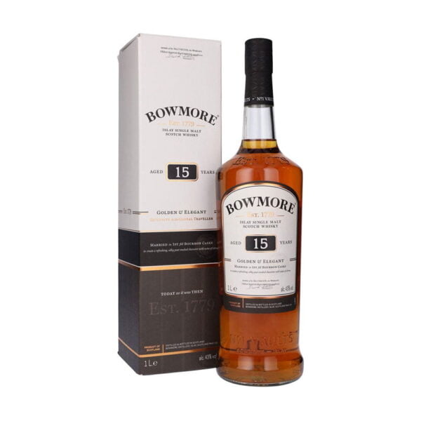 Bowmore 15 years Golden & Elegant whisky 1,0 pdd 43%