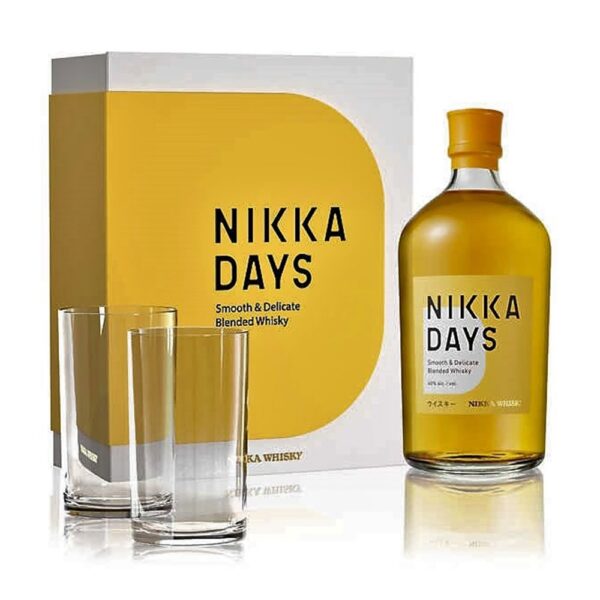 Nikka Days whisky  0,7 pdd + 2 pohár