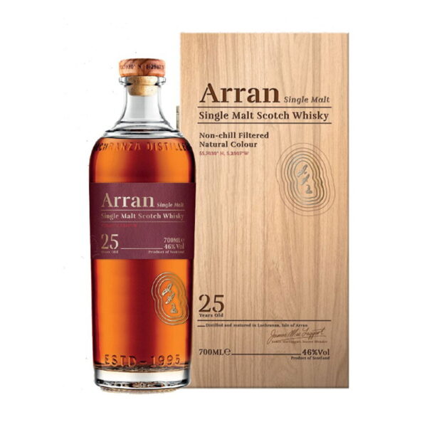 Arran 25 éves whisky 0,7 fadd 46%