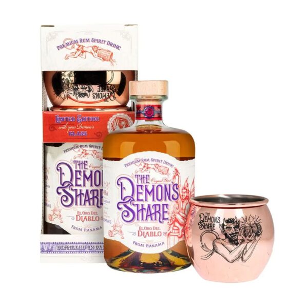 Demon's Share 3 éves rum 0,7 pdd + 1 fémpohár 40% DRS