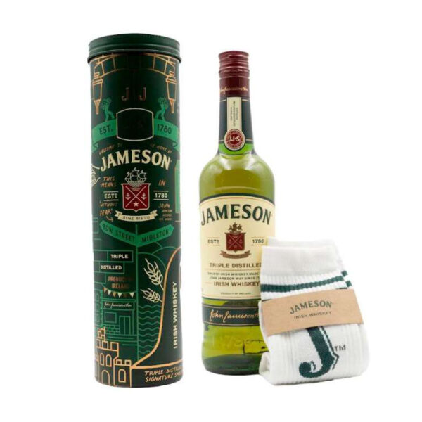 Jameson whiskey 0,7 pdd + zokni 40% DRS