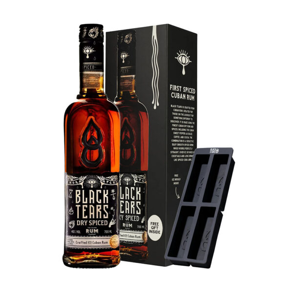 Black Tears Cuban Dry Spiced rum 0,7 pdd 40% DRS