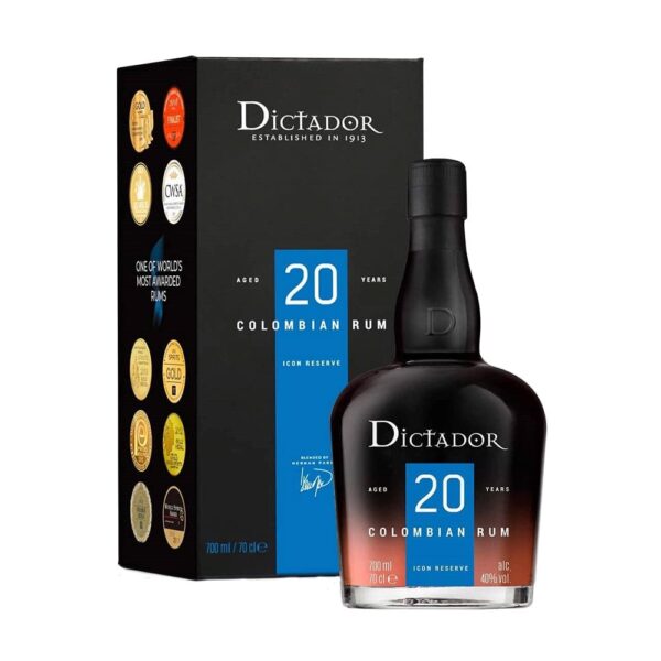 Dictador 20 éves rum 0,7 pdd 40%