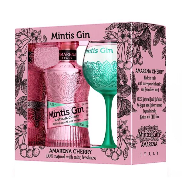 Mintis Amerena gin 0,7 pdd + 1 pohár 41,8% DRS