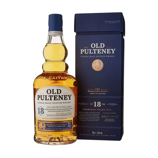 Old Pulteney 18 éves Single Malt whisky 0,7 pdd 46%