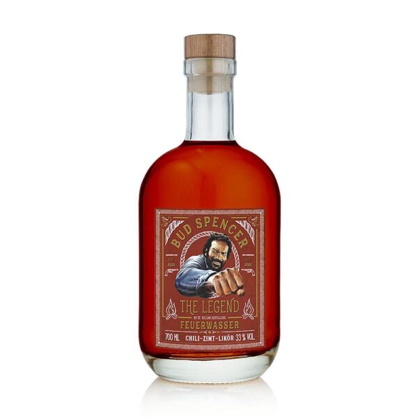 Bud Spencer The Legend Feuerwasser Chili - Fahéj whiskylikőr  0,7 33% DRS