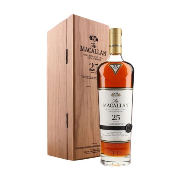 Macallan 25 éves Sherry Oak whisky 2022 0,7 fadd 43%