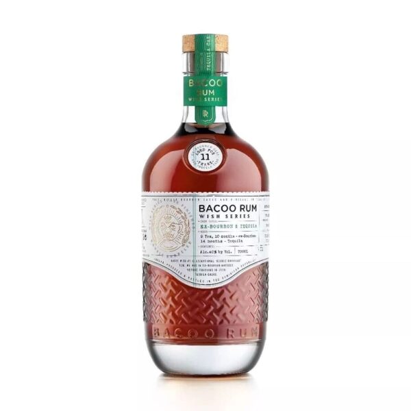 Bacoo 11 Éves Tequila Cask Finish Rum 0,7 40% DRS