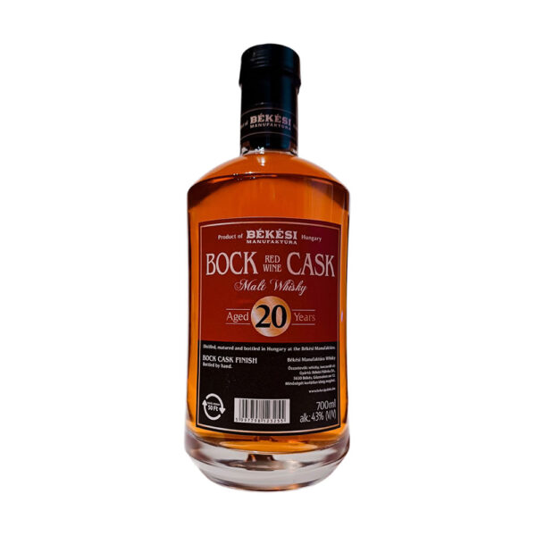 Békési Bock Red Wine Cask Malt 20 Éves Whisky 0,7 43% DRS