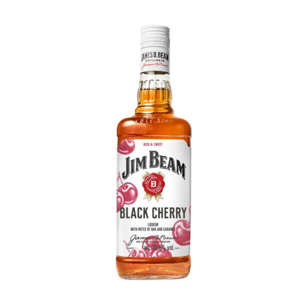 Jim Beam Black Cherry whiskeylikőr 1,0 32,5% DRS