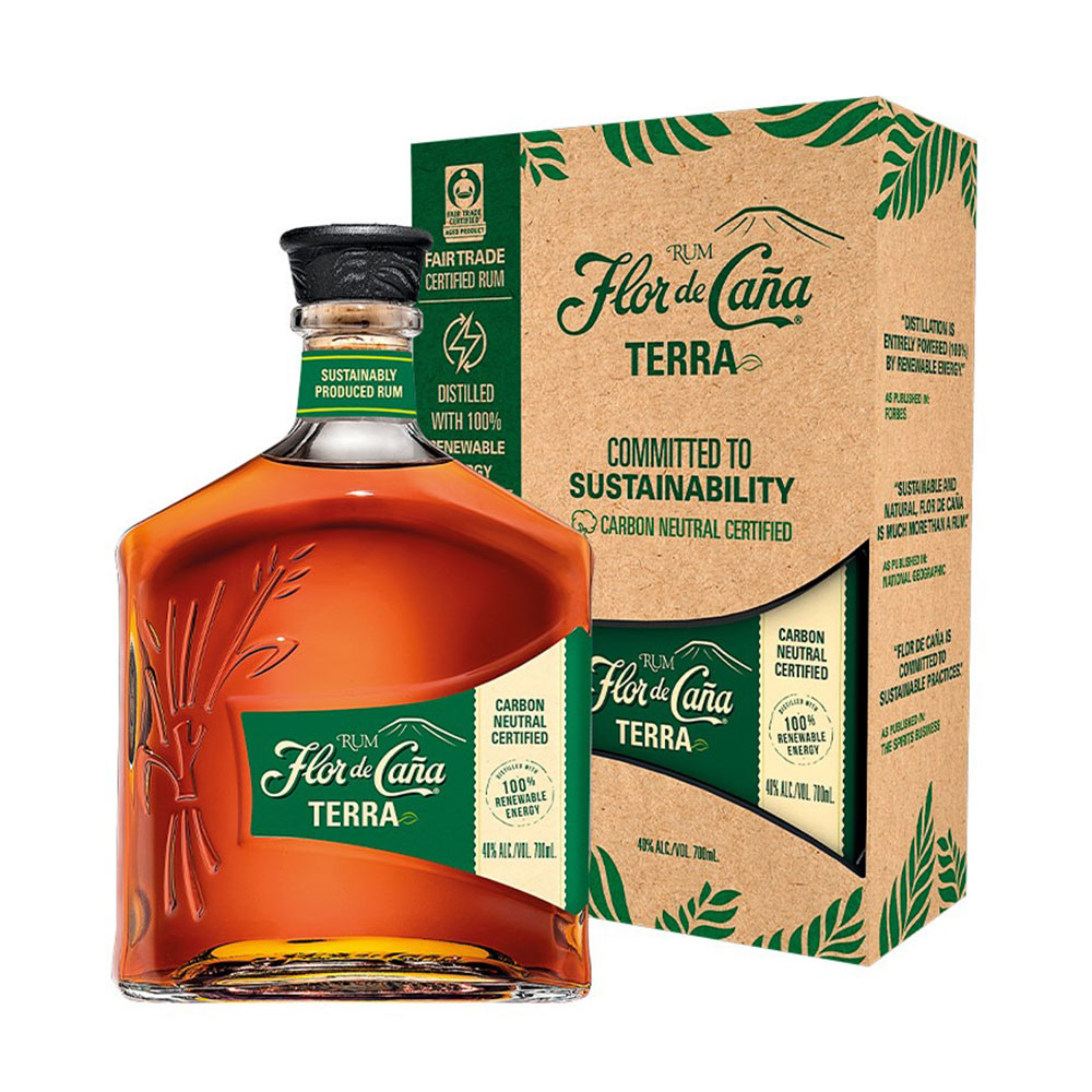 Flor de Cana Terra rum 0,7 pdd 40% 1 Flor de Cana Terra rum 0,7 pdd 40%