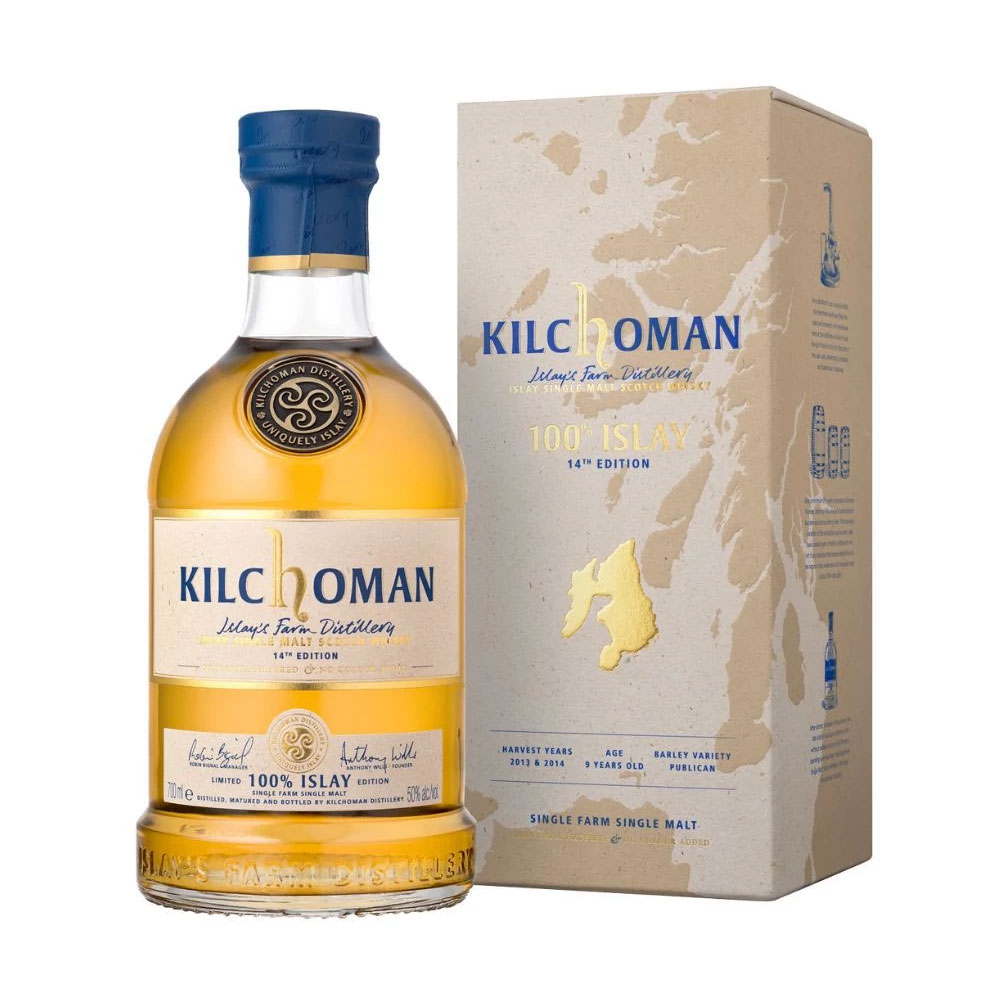 Kilchoman 100% Islay 14th Edition whisky 0,7 pdd 50% DRS 1 Kilchoman 100% Islay 14th Edition whisky 0,7 pdd 50% DRS