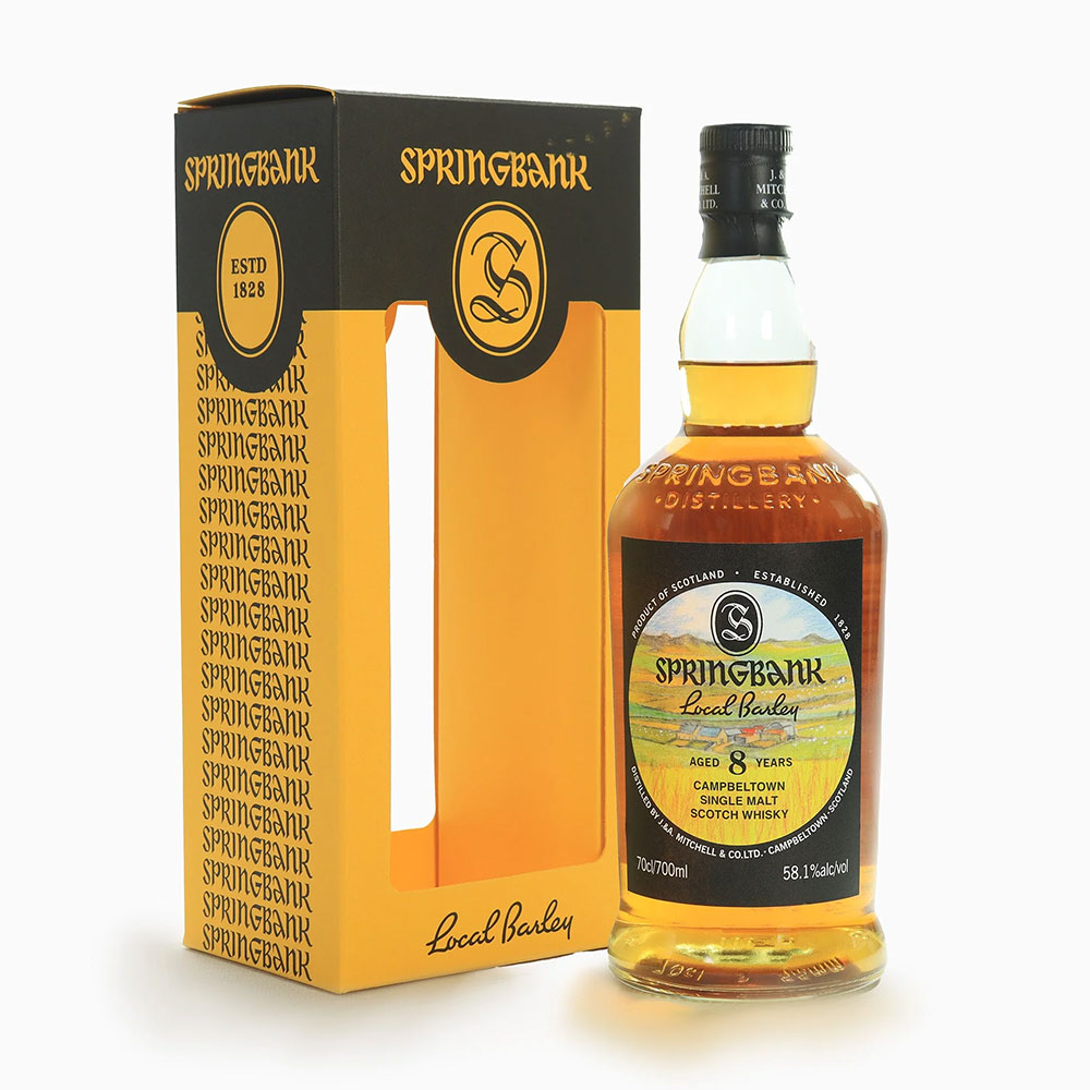 Springbank 8 éves Local Barley whisky 0,7 pdd 58,1%