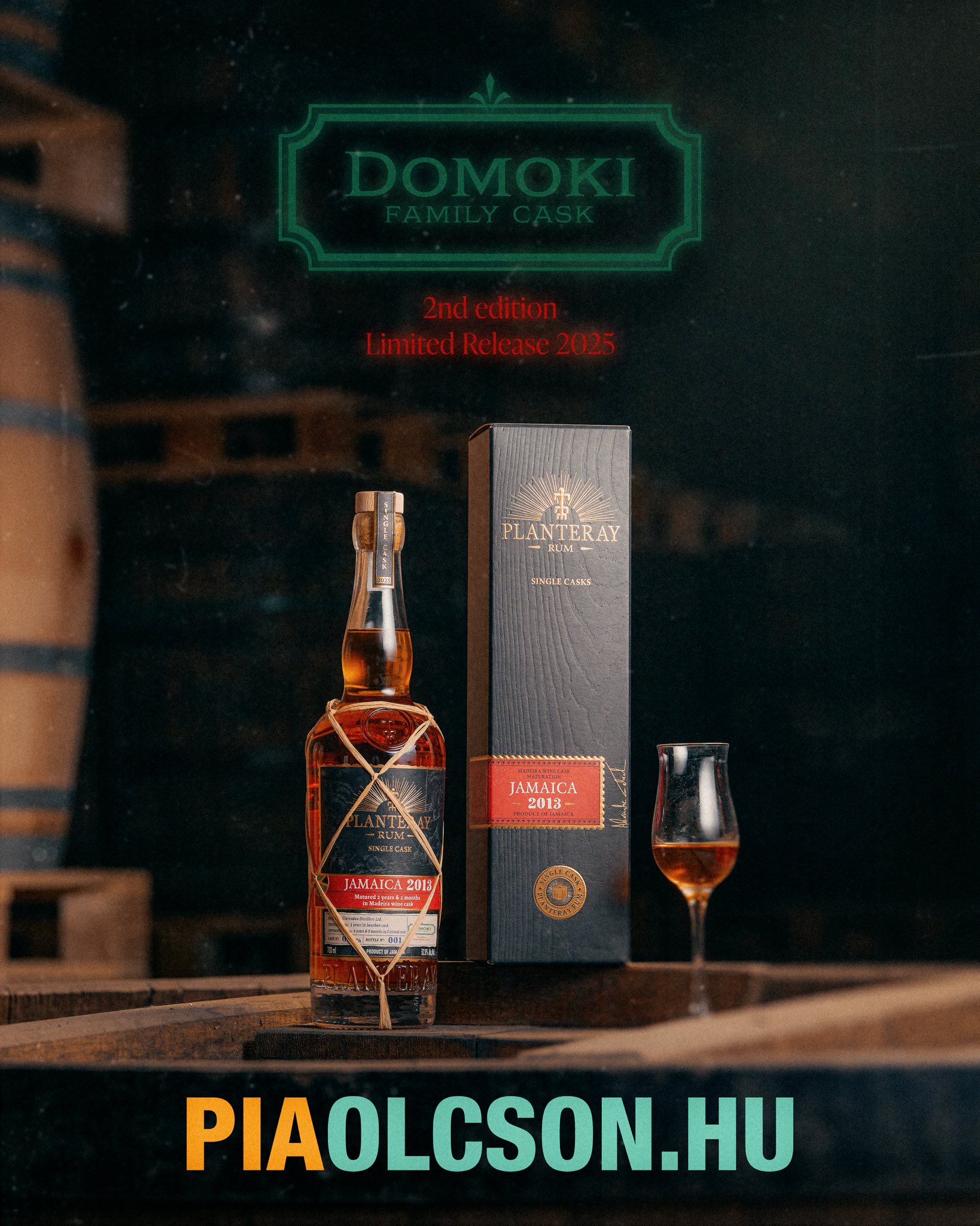 Planteray Jamaica 2013 Single Cask – DOMOKI Family Cask 2 nd Edition Limited Release 2025 rum 0,7 pdd 51,9% 2 Planteray Jamaica 2013 Single Cask – DOMOKI Family Cask 2 nd Edition Limited Release 2025 rum 0,7 pdd 51,9% - Image 2
