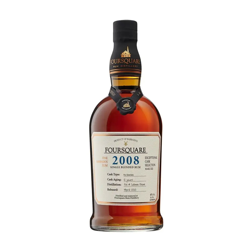 Foursquare 13-XIII 2008 12 éves rum 0,7 60%