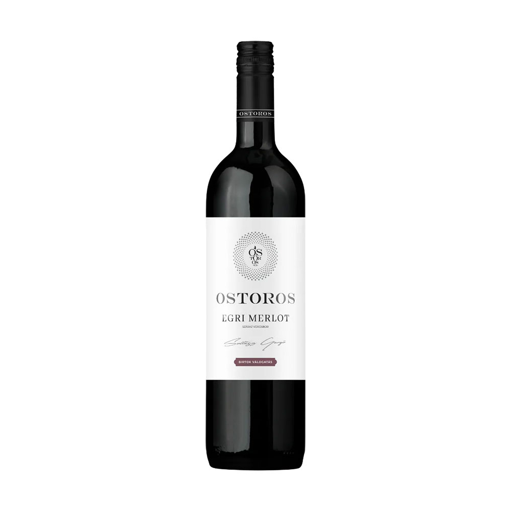 Ostoros Prémium Egri Merlot száraz vöröbor 0,75