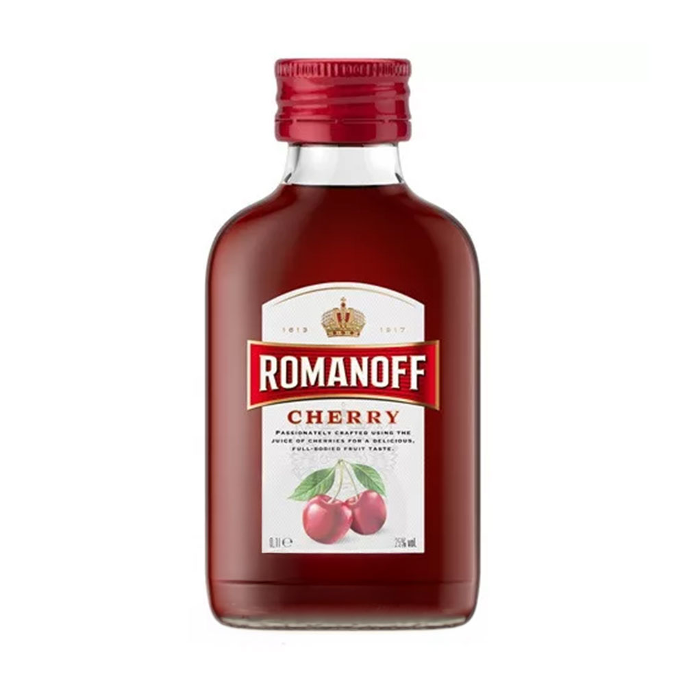 Romanoff likőrvodka Meggy 0,1 25%
