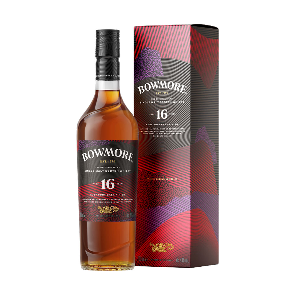 Bowmore 16 éves Ruby Port Finish whisky 0,7 pdd 43%