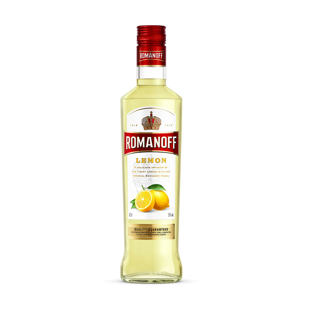 Romanoff Citrom vodkalikőr 0,2 25% DRS