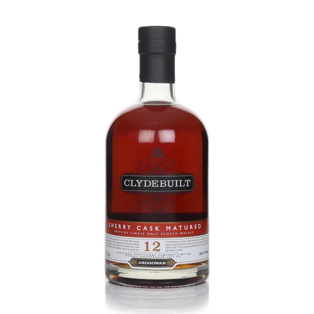 Ardgowan Clydebuilt Scotch Sherry Cask 12 éves PX & Oloroso Cask whisky 0,7 pdd 46%