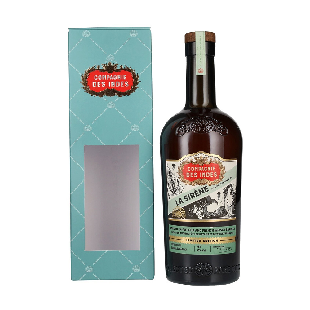 Compagnie des Indes La Sirène Limited Edition rum 0,7 pdd 43%