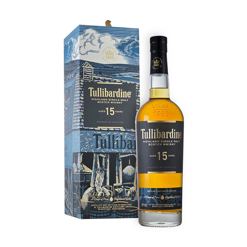 Tullibardine 15 éves Single Malt whisky 0,7 pdd 43%