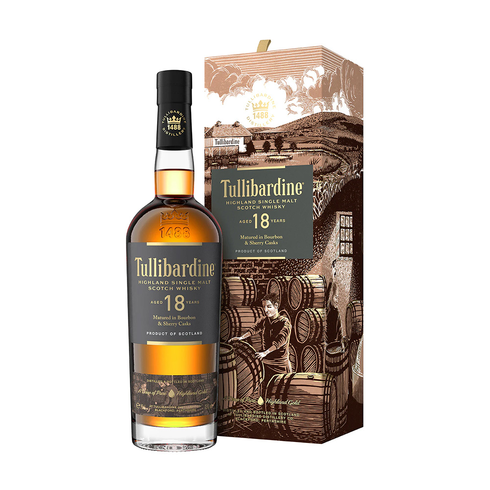 Tullibardine 18 éves Single Malt whisky 0,7 pdd 43%