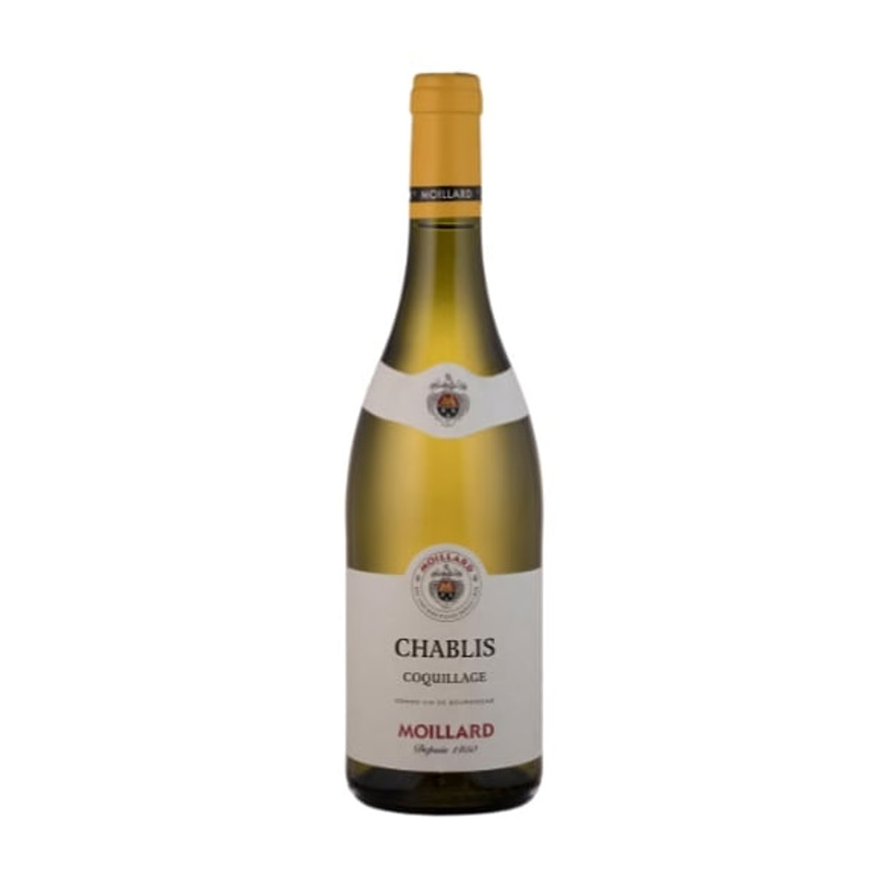 Moillard Coquille Chablis száraz fehérbor 0,75 DRS